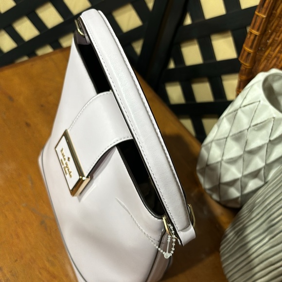 Kate Spade Pale Amethyst Reegan Bucket Bag Crossbody Handbag - Picture 9 of 16